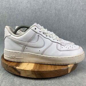 Nike Air Force 1 Shoes Womens Size 10 Triple White Sneakers Athletic Low '07